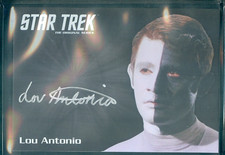 Star Trek Original Series 50th Anniversary Lou Antonio  Silver Auto Card