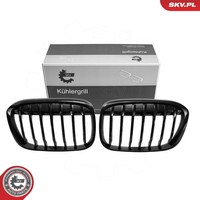 Esen SKV Frontgrill KüHlergrill Gitter Schwarz GläNzend FüR BMW X1 F48