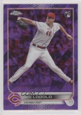 2022 Topps Chrome Update Sapphire Edition Purple 6/10 Nick Lodolo #US298 06gy