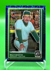 2025 Donruss Optic Baseball Billy Martin Blue Velocity