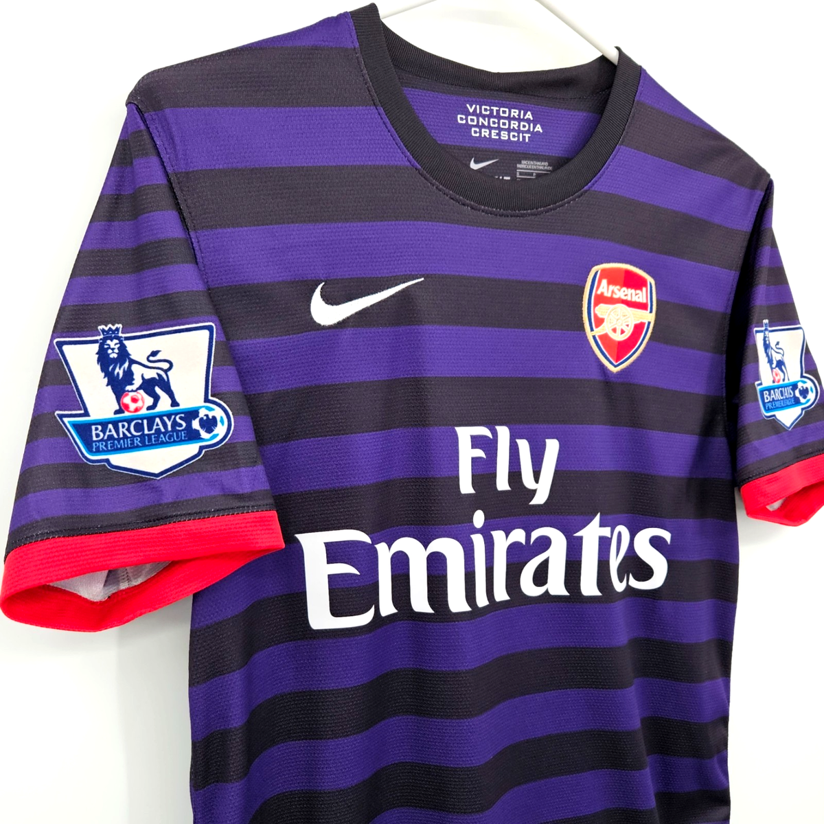 Authentic Nike 2012-13 Arsenal #17 Alex Song Away Football Soccer