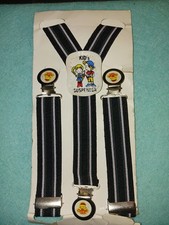 Cute CHEAPO Kid's Suspenders  Banker Stripes, Yr. 2005-2010, New Other