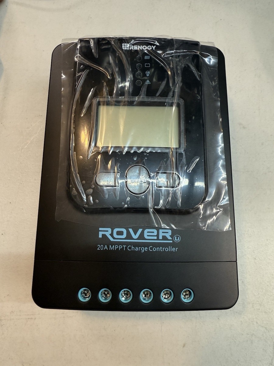 Renogy Rover 20A 12V24V entrada de CC autoática PPT controlador de