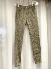 Pacsun Leopard Print Skinny Jeans Size 25