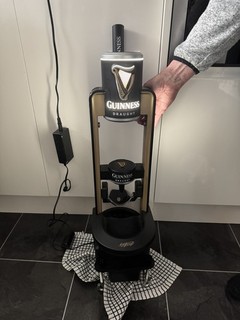 RARE ‘Guinness MicroDraught Draft Beer pump/font’ Light Up Beer Tap font pump