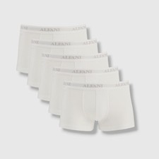 ALFANI Boxer Briefs Mens XL White 5-Pack Trunk Alfatech Tagless Moisture Wicking