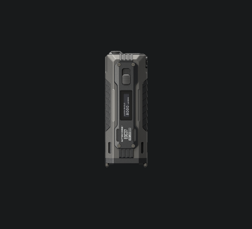 Nitecore EDC 37 Slim Flashlight Rechargeable Resistant Anti-Slip