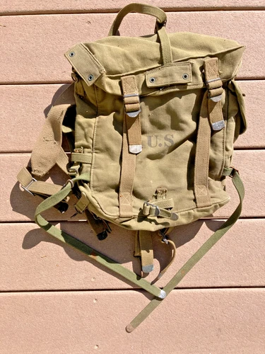 WW2 US Army Military M1945 M45 Pack Backpack Field Gear Equipment