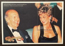 TOGO DIANA PRINCESS OF WALES MEMORIAL STAMPS S/S 1998 MNH FRENCH PRES GISCARD 1