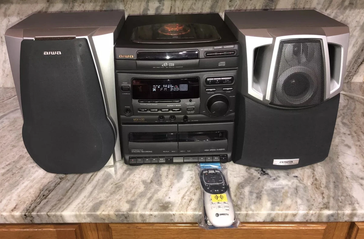 Aiwa NSXV10 Compact Stereo System Review/Look, 50 OFF