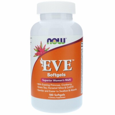 NOW FOODS EVE 180 SOFTGELS SUPERIOR DAMEN MULTI SOFTGELS, x 180 SOFTGELS