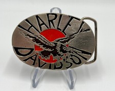 Vintage RARE 1980 Flying Eagle Harley Davidson Belt Buckle Instyle 1429 - CLEAN
