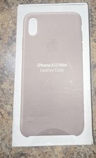 Apple iPhone Xs Max Leather Case Taupe 14.99 Each