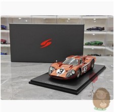 Spark 1/18 Le Mans Ford GT40 MK 1967 Racing Resin Diecast Model Car adults Gifts