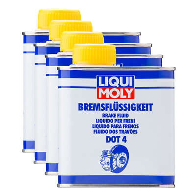 4x 500 ml DOT4 Bremsflüssigkeit LIQUI MOLY für Ducati Gas Generic Gilera Honda