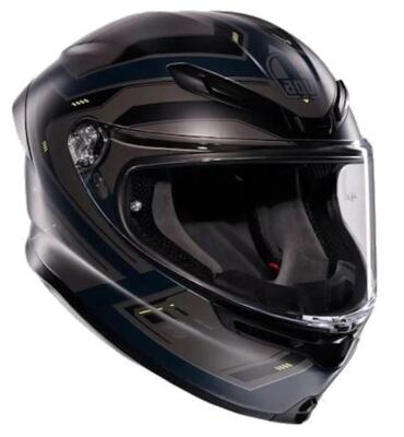 Integralhelm K6-S E2206 Enhance Matt Grau Gelb Fluoreszierend