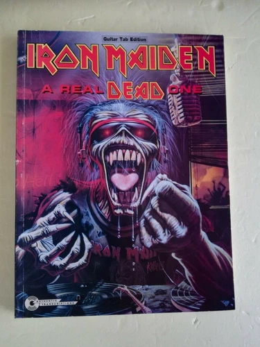 IRON MAIDEN SPARTITI GUITAR TAB Album A REAL DEAD ONE Warner Bros Pubblication