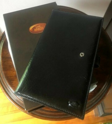 The Bridge Leather Card Wallet black