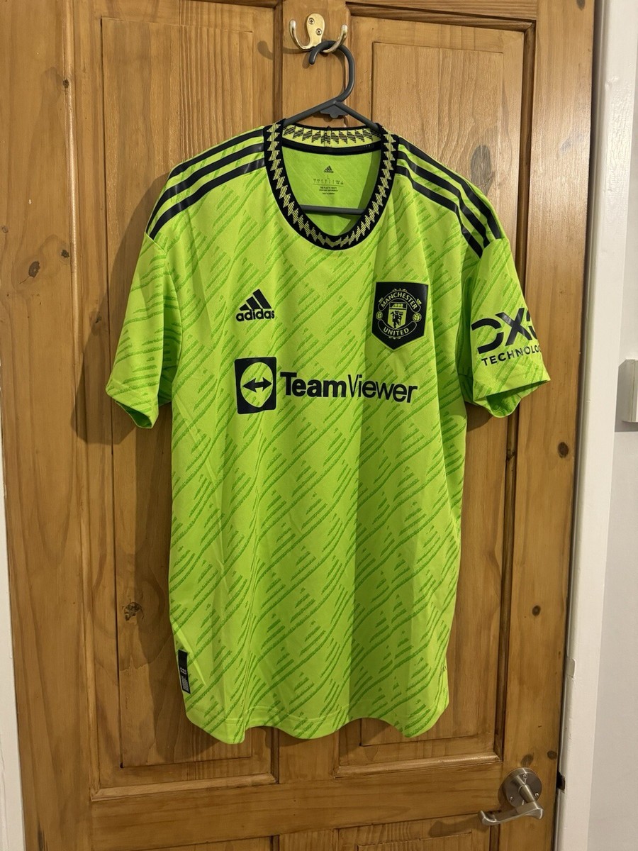 Maillot Manchester United Third Kit 22/23 - #18 Casemiro, Taille L, Occasion, Technologie HEAT RDY