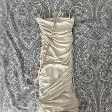 Beige Oh Polly Dress