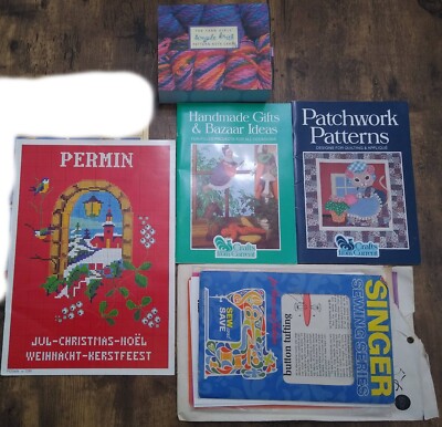 Lot of Cross stitch Patch Work Patterns Crafts Current Permin Jul Noel Weihnacht