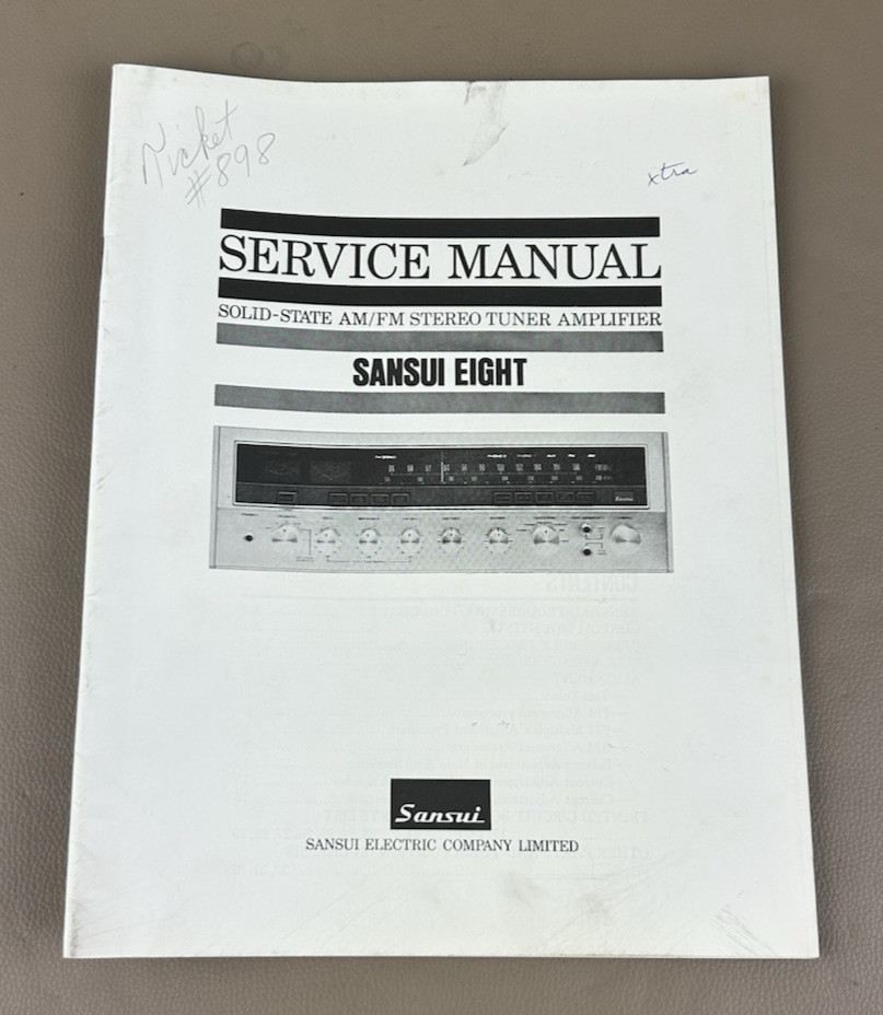 Sansui Eight Stereo Receiver Service Manual D-428