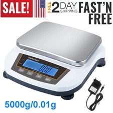 Digital Gram Scale 5000gx0.01g High Accuracy Lab Counter CE Analytical Balance