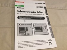 CANON SOFTWARE STARTER GUIDE Digital Camera Version 23 in ENGLISH ESPANOL