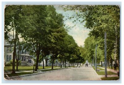 1910 Sheboyogan Street Fond Du Lac Wisconsin WI Posted Antique Postcard