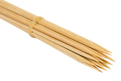 Bambus Spieße Holz 1000 Schwerlast 4 mm Burger Kebabs BBQ kompostierbar 4'' oder 12''