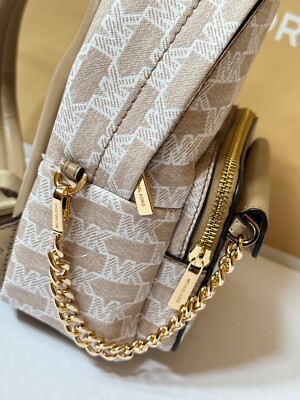 MICHAEL KORS MAISIE XS MINI 2 IN 1 BACKPACK + POUCH JACQUARD LOGO