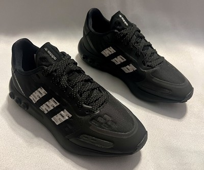 Adidas Kids LA Trainer 3 'Black Silver Metallic . Size - 4.5