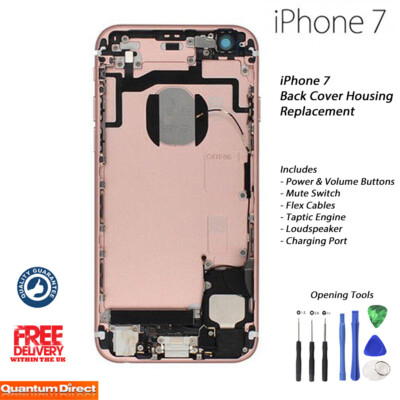 iPhone 7 komplett komplett montiert Backcover Gehäuse mit Teilen ROSEGOLD