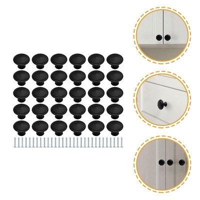  30 Pcs Dresser Drawer Knobs Furniture Round Handle Cabinet Pulls