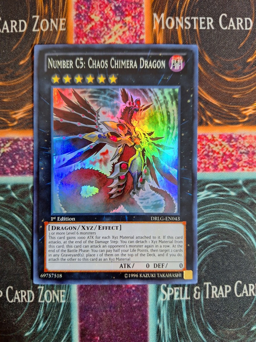 Yugioh Number C5 Chaos Chimera Dragon Yu Gi Oh! Number C5: Chaos