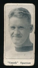 1924-26 V128 Paulin's Candy #49 SPUNK SPARROW (Edmonton Eskimos-WCHL) -NHL