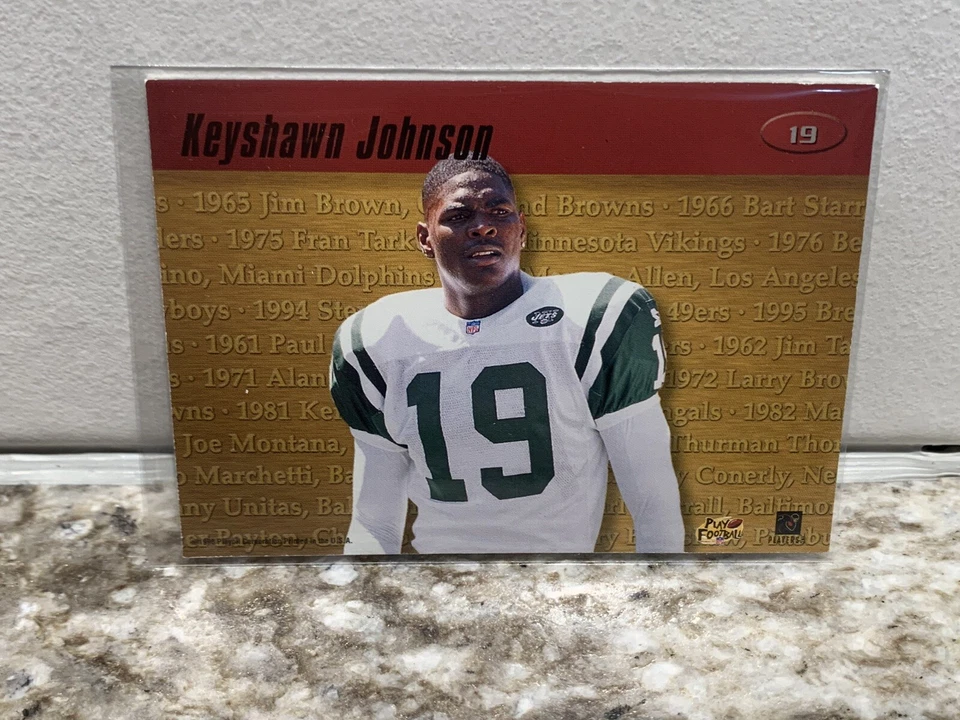 1998 Playbook Contenders Keyshawn Johnson MVP No. 19 New York Jets - Image 2 of 2