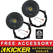 KICKER CSC674 6.75"OEM SPEAKER REPLACEMENT KIT FOR HYUNDAI GENESIS(SEDAN) 15-16