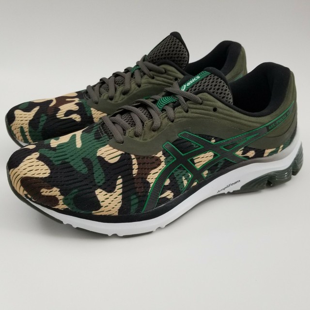 asics camouflage running shoes