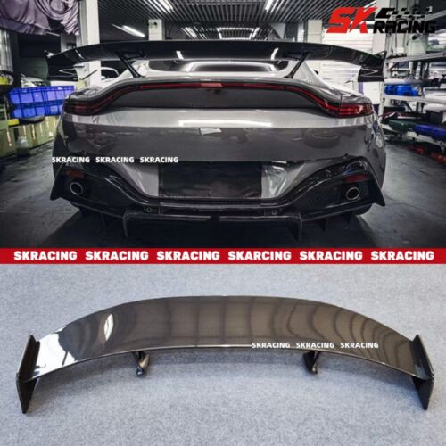 Fits Aston Martin Vantage F1 18-23 Dry Carbon Fiber Rear Trunk Lip Spoiler Wing - Picture 1 of 21
