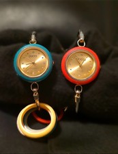 There Are 2 For One Price. Vintage Gucci Watches, With Colored Bezels Included.