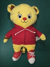Daniel Tiger's neighborhood talking singing plush Tiger Red Jacket 12" Used