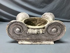1 Antique VTG Neoclassical Plaster Column Capital Architectural Salvage 1392-25B