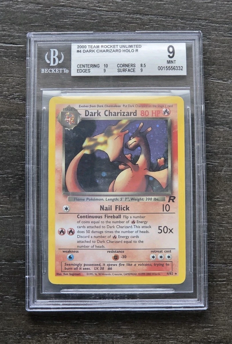 Darkness Charizard Pokémon TCG Team Rocket Individual Collectible