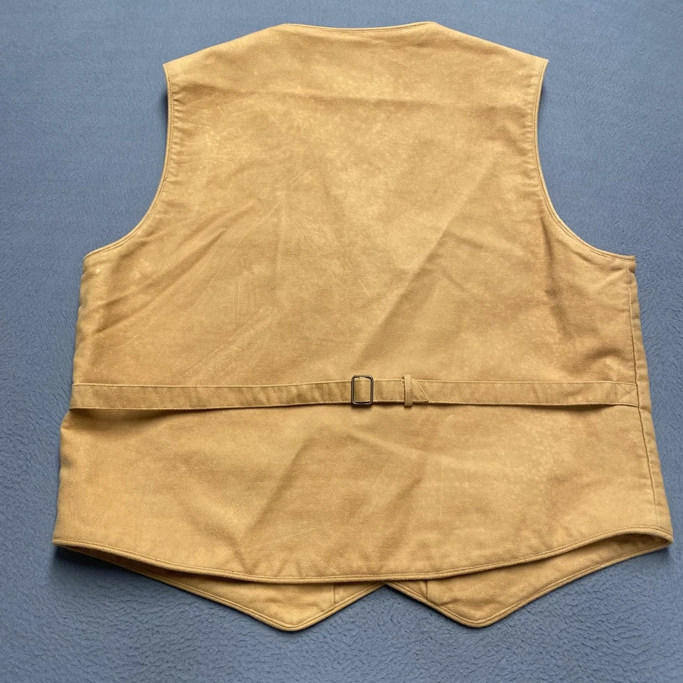 Chaleco Orvis Para Hombres XL Chaleco de Lona de Algodón Tostado Tiro Caza Forrado Exterior Foto 3 de 4