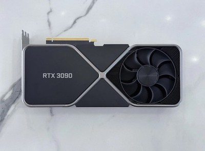 NVIDIA GeForce RTX 3090 Founders Edition 24GB GDDR6 Graphics Card w/ Power Cable