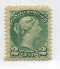 QV Small Queen 2 cents mint o.g. hinged
