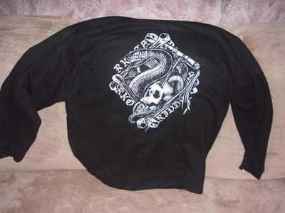 2XL RANDY ORTON RKO 2021 FULL ZIP HOODIE - WWE AUTHENTIC - BLACK XXL 