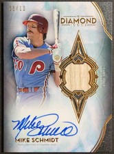 2021 Topps Diamond Icons Game-Used Bat Autograph Mike Schmidt Auto SP /10 HOF