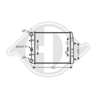 KüHler MotorküHlung Diederichs DCM3562 Diederichs Climate FüR Seat Skoda VW